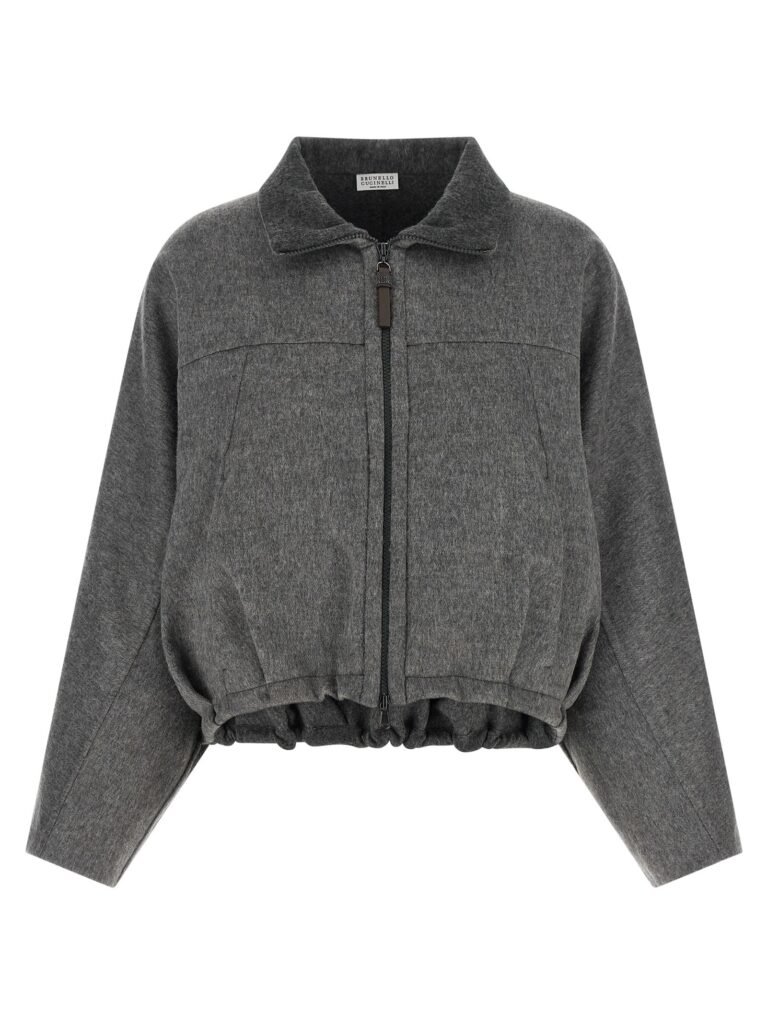 Shiny Zipper Pull' jacket