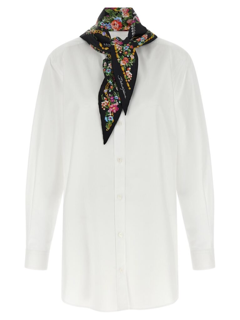 Shirt with scarf