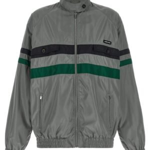 Silk blouson tec