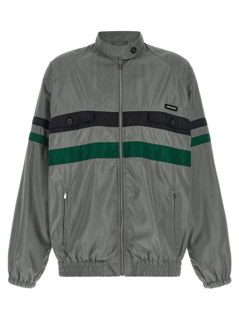 Silk blouson tec