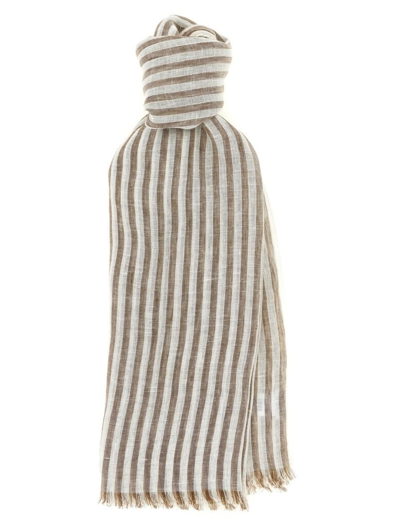 Sparkling' linen scarf