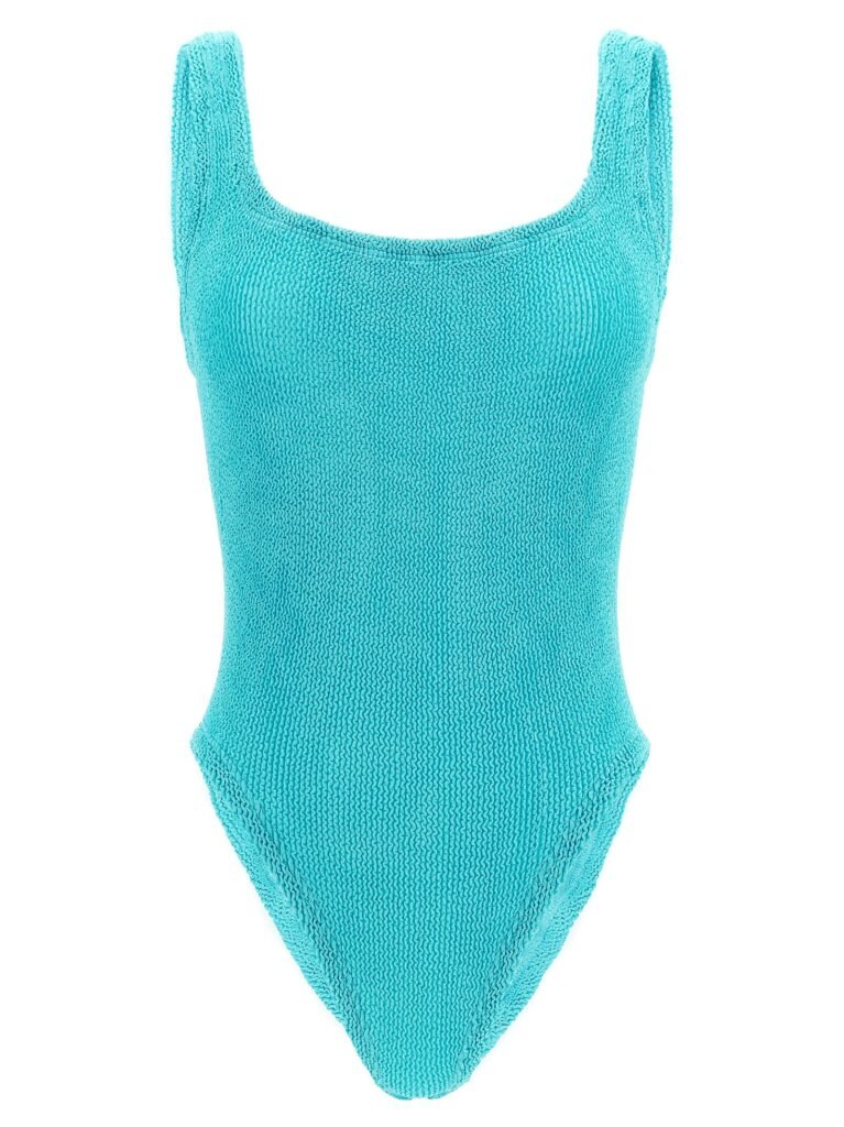 'Square Neck' one-piece swimsuit