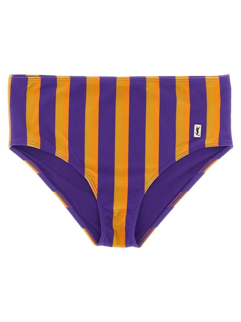 Striped bikini briefs