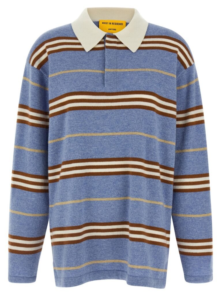 'Striped Rugby' polo shirt