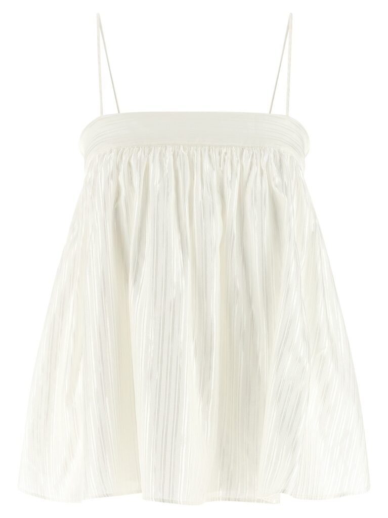Striped viscose top