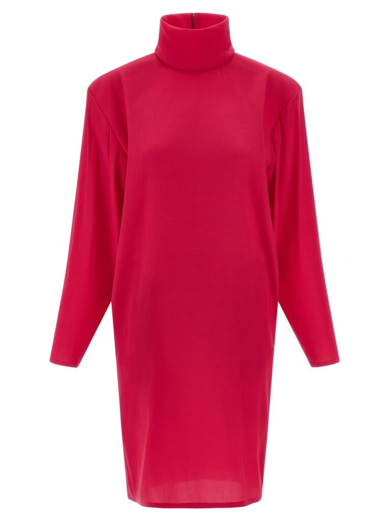 Structured shoulder dress