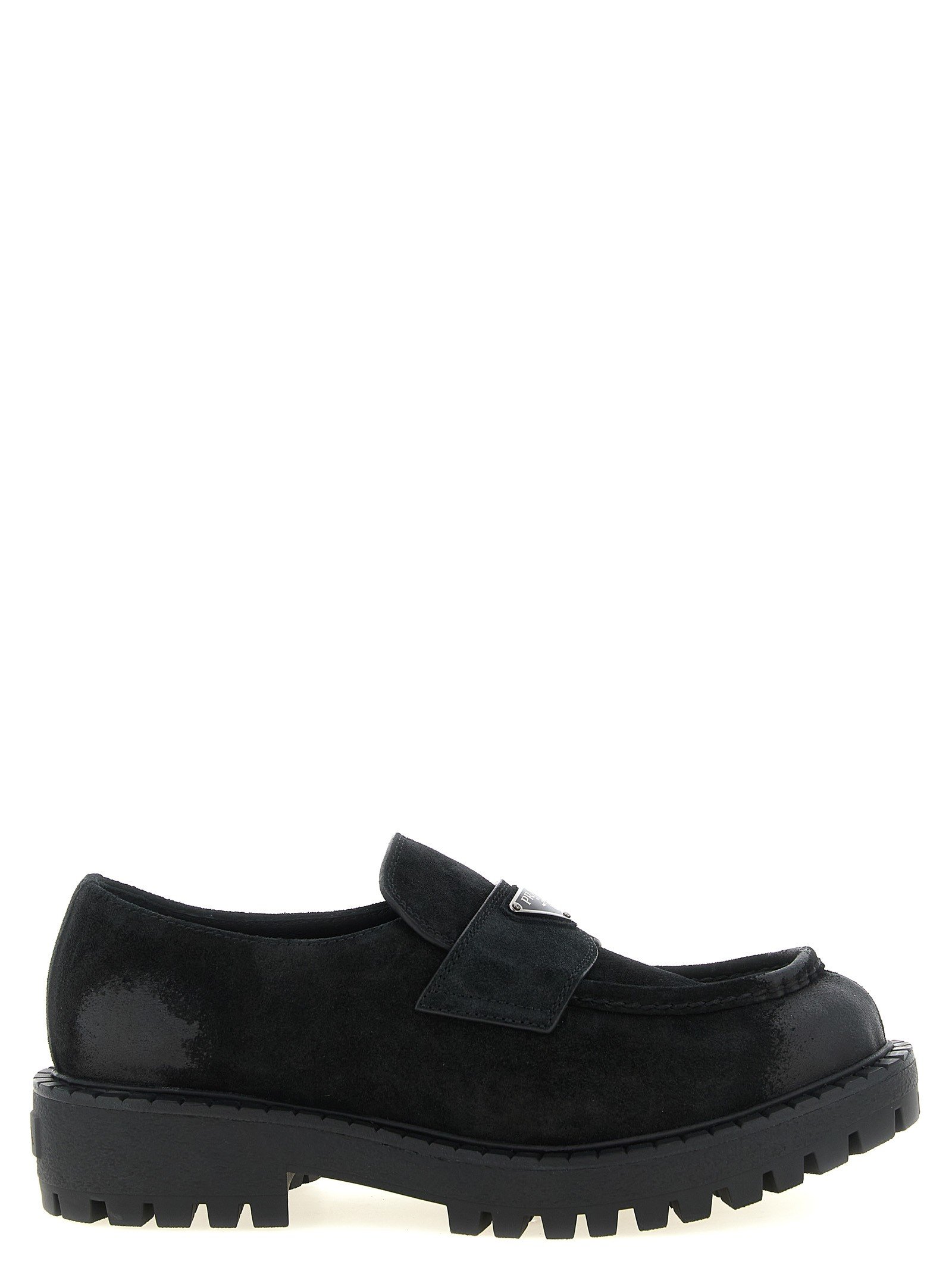 Suede loafers