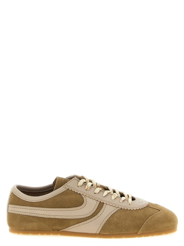 Suede sneakers