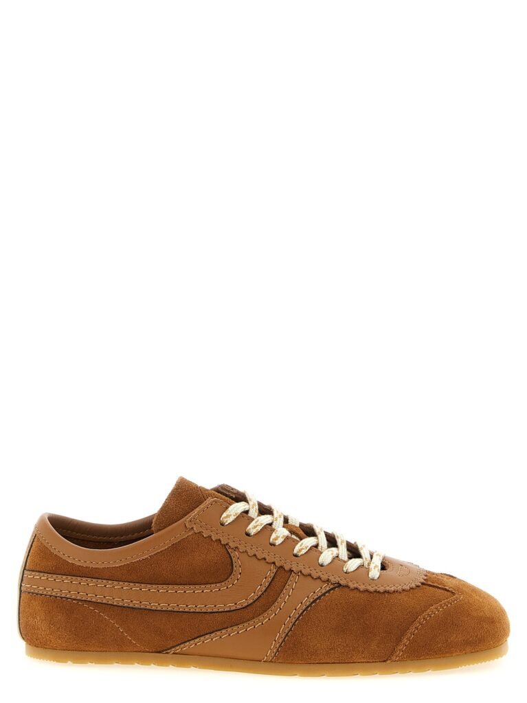 Suede sneakers