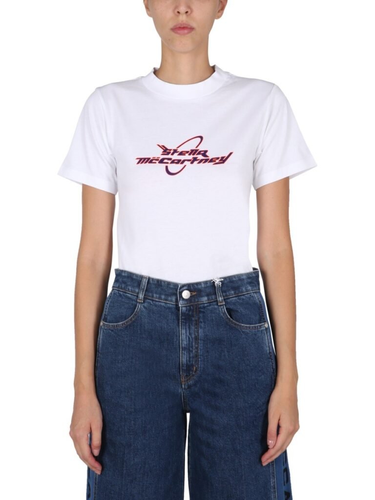 T-SHIRT WITH LOGO PRINT