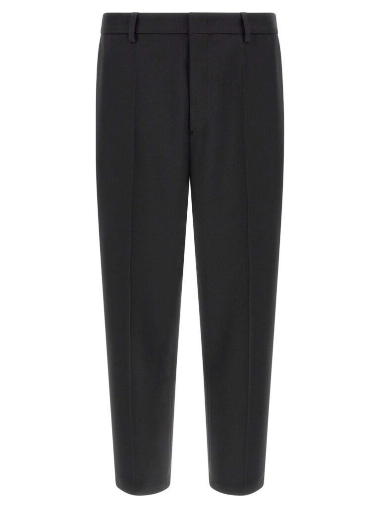 Technical gabardine trousers