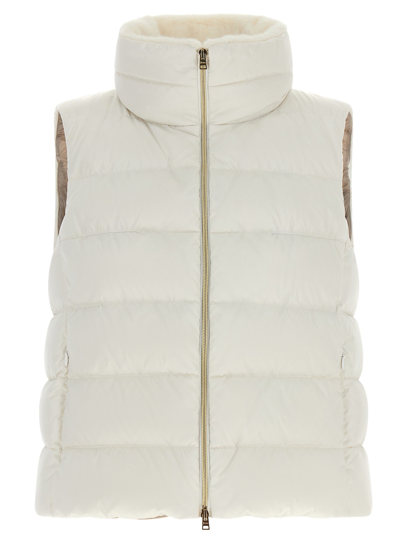 Technical satin vest