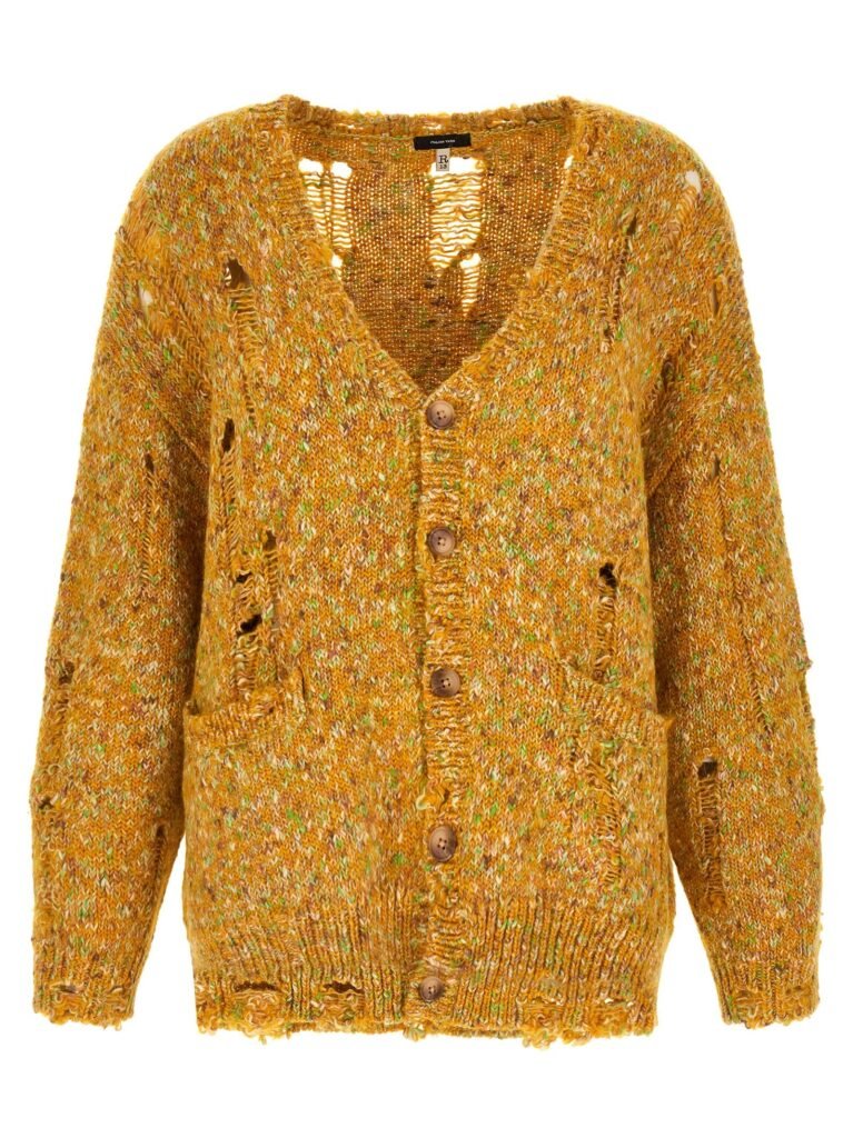 Torn cardigan