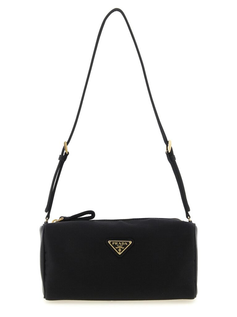 Triangle logo shoulder bag