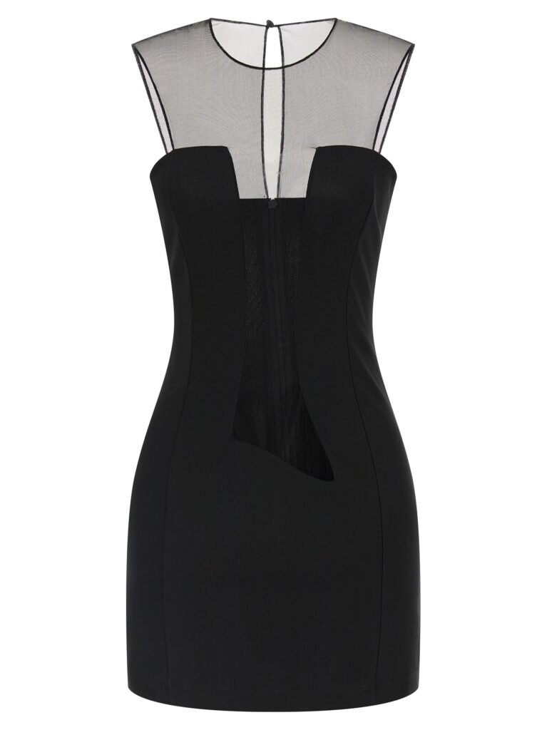 Tulle insert dress