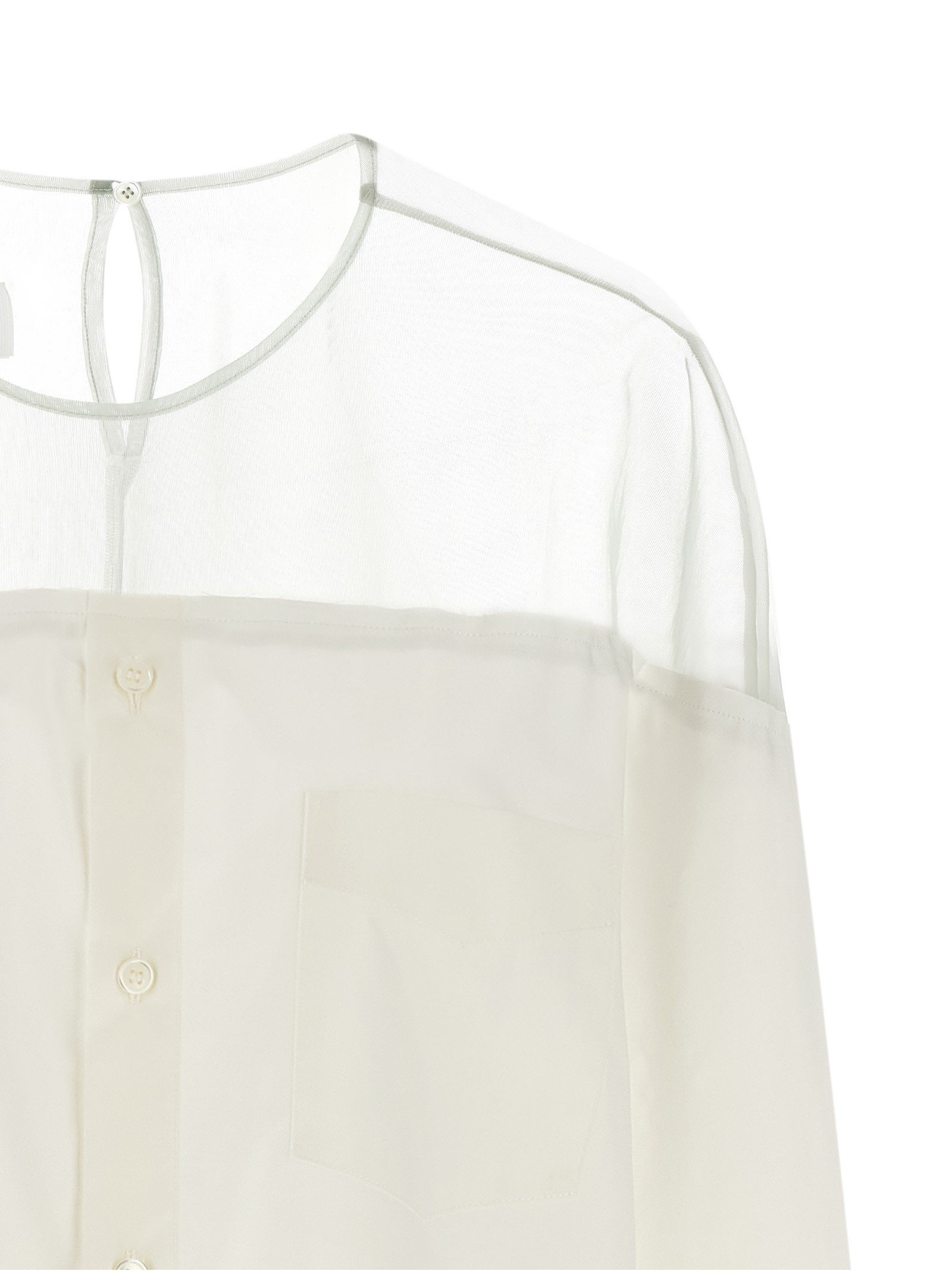 Tulle insert shirt - Image 3