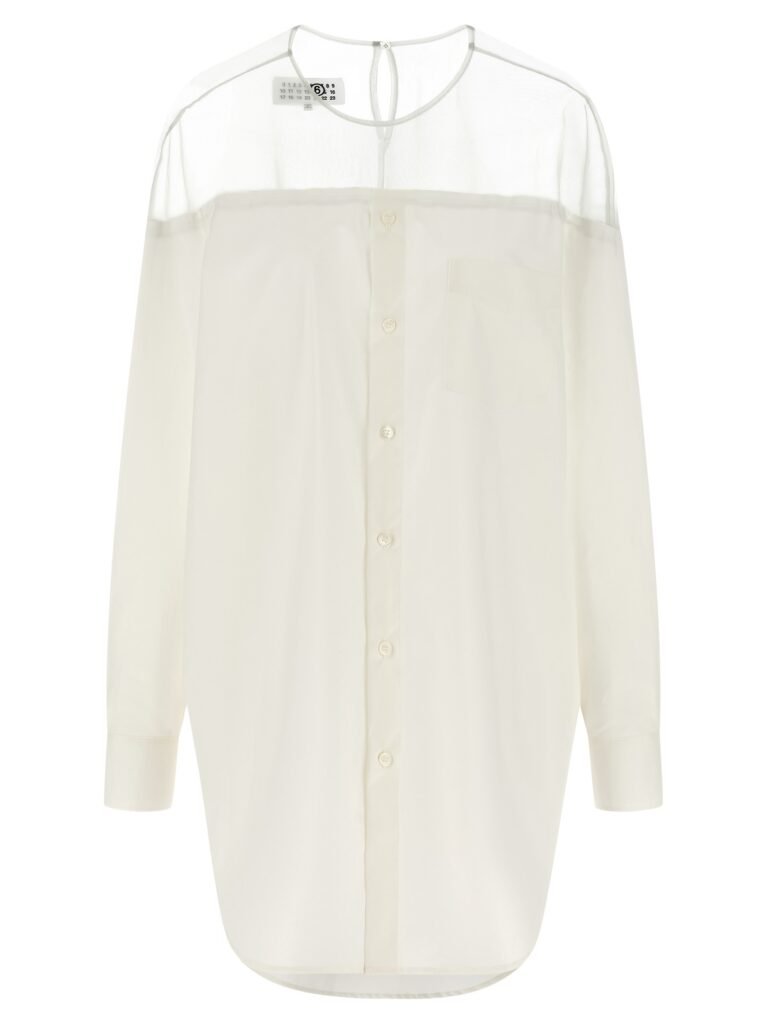 Tulle insert shirt