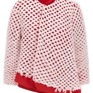 Tulle weave blazer
