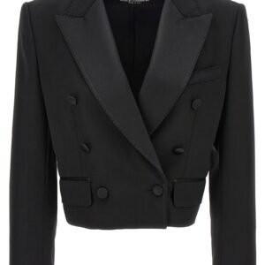 Tuxedo' crop blazer