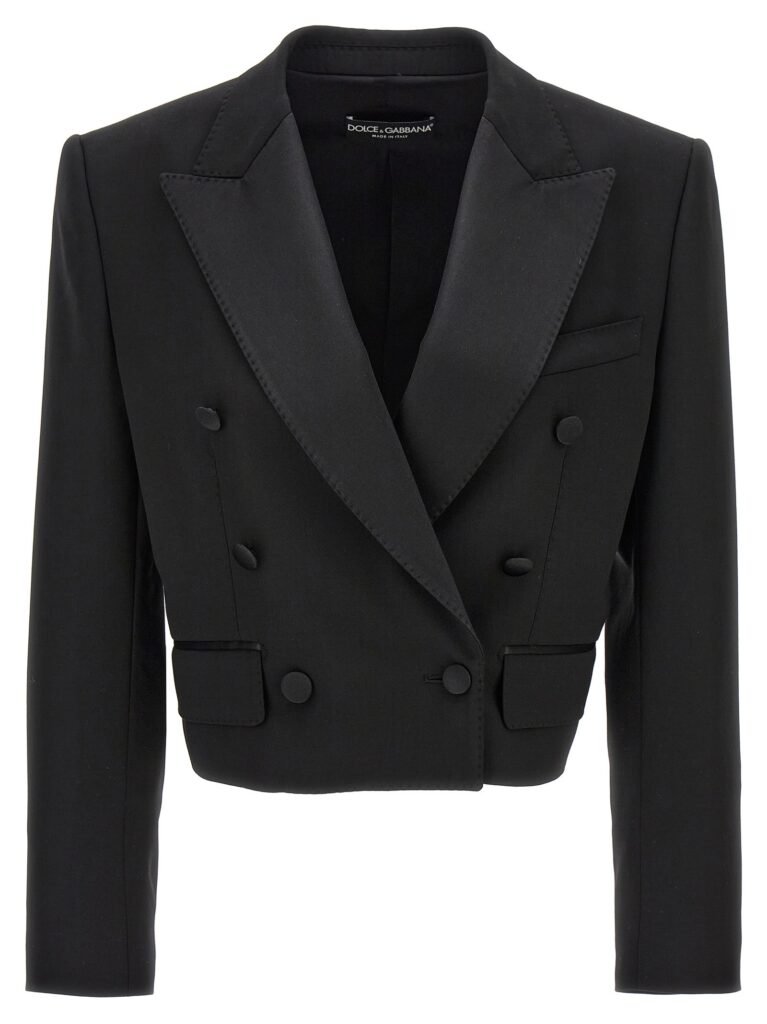 Tuxedo' crop blazer