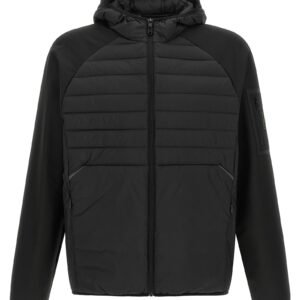 Two-material hoodie