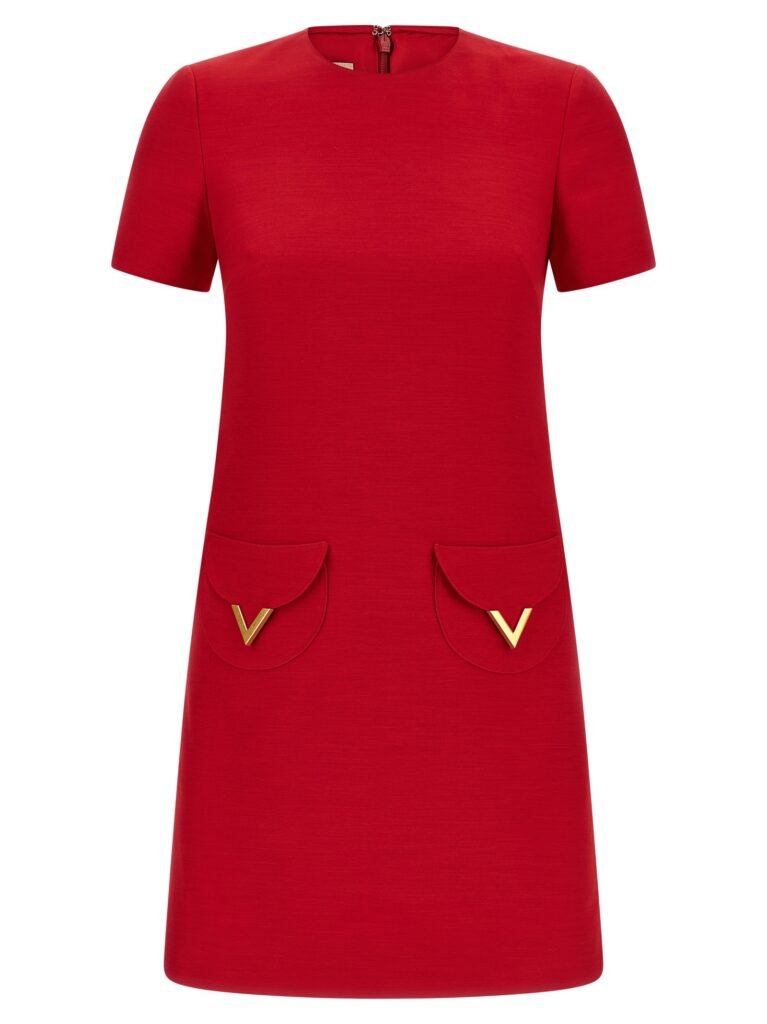 Valentino Garavani V Gold dress