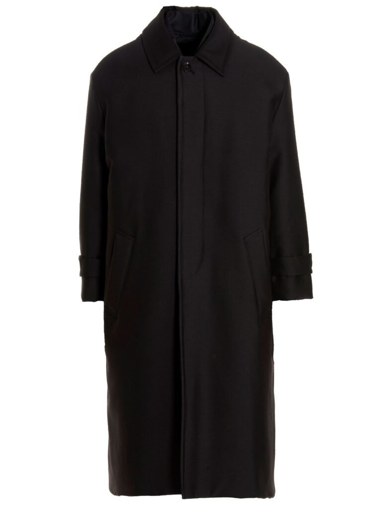Valentino Pink PP Collection reversible long coat