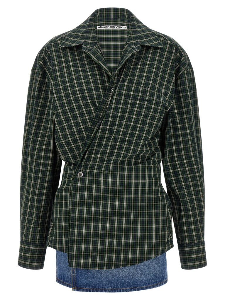 Wallet shirt dress