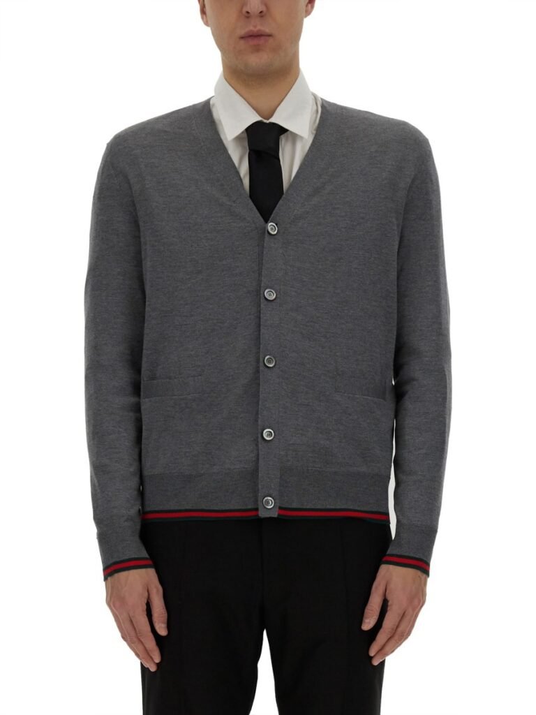WEB PATTERN CARDIGAN