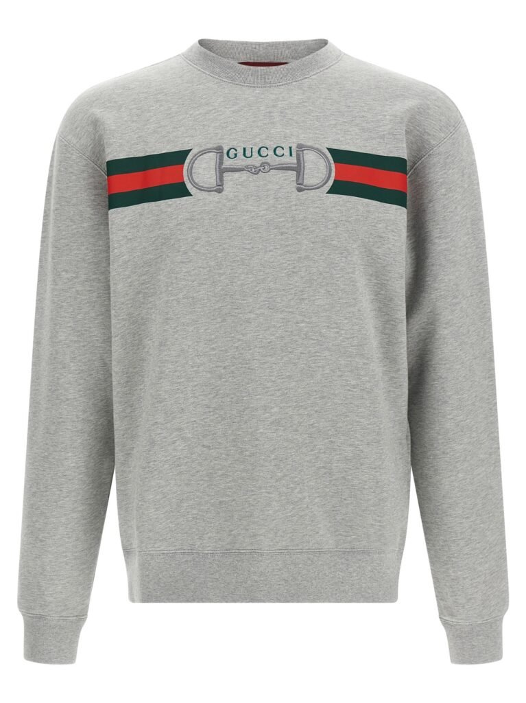 Web Ribbon and Horsebit Sweatshirt