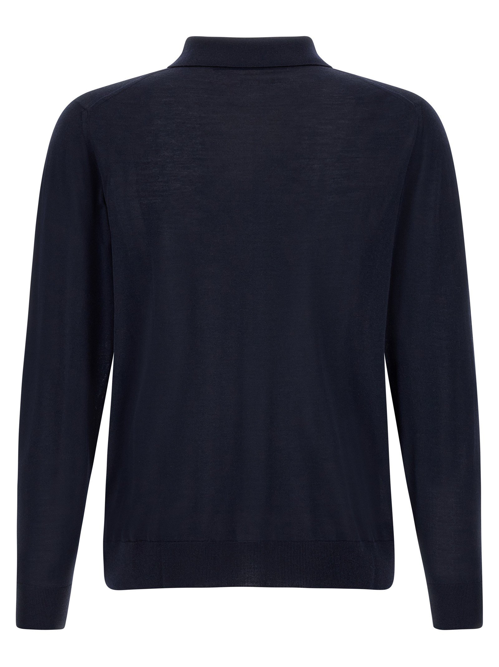 Wool polo shirt 14 microns - Image 2