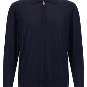 Wool polo shirt 14 microns