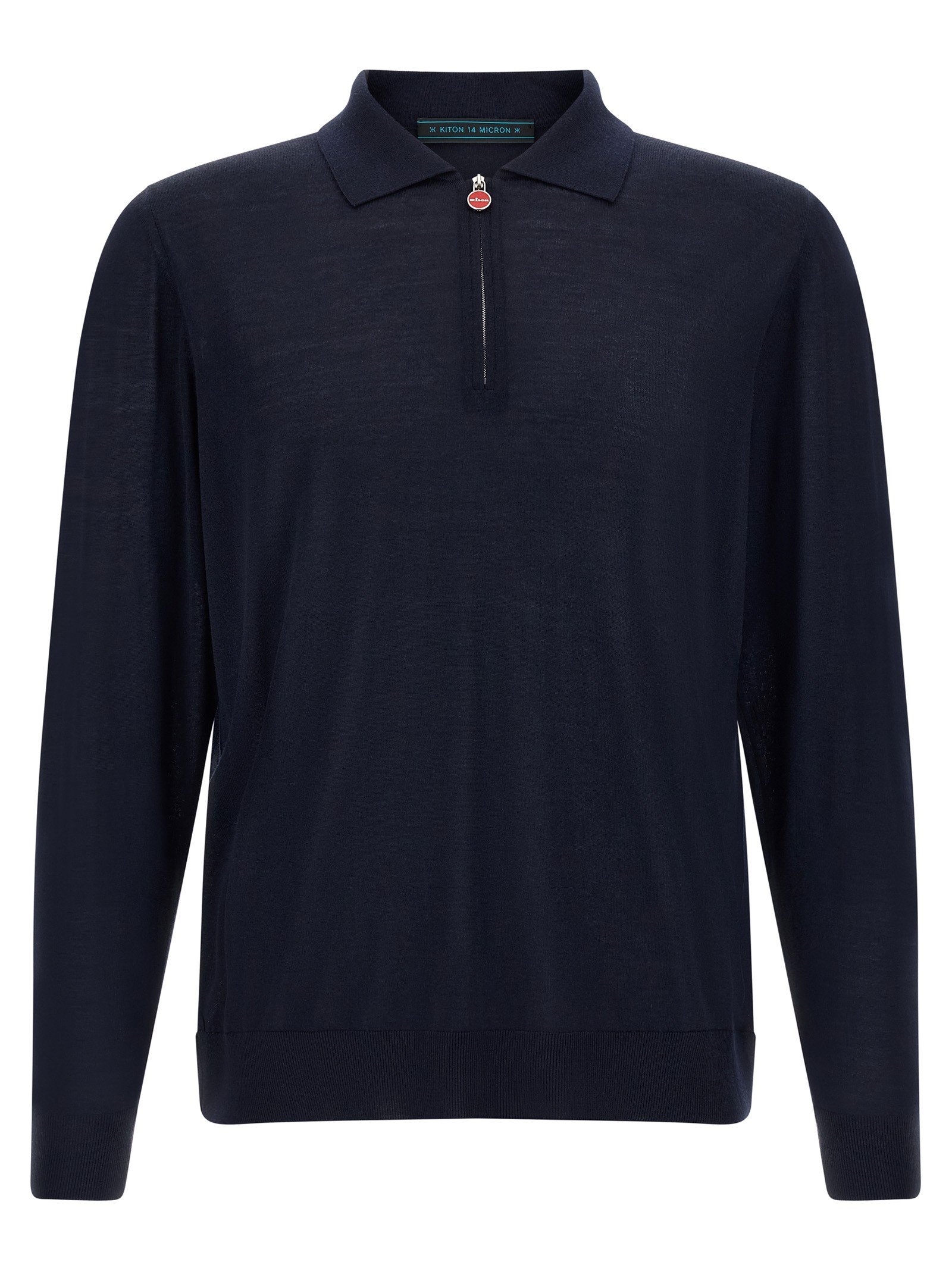 Wool polo shirt 14 microns