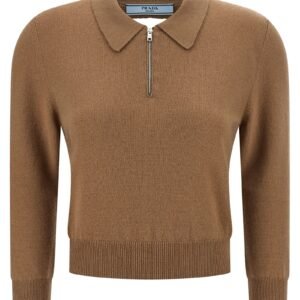 Wool polo shirt