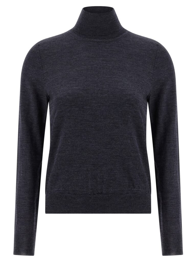 Wool turtleneck sweater