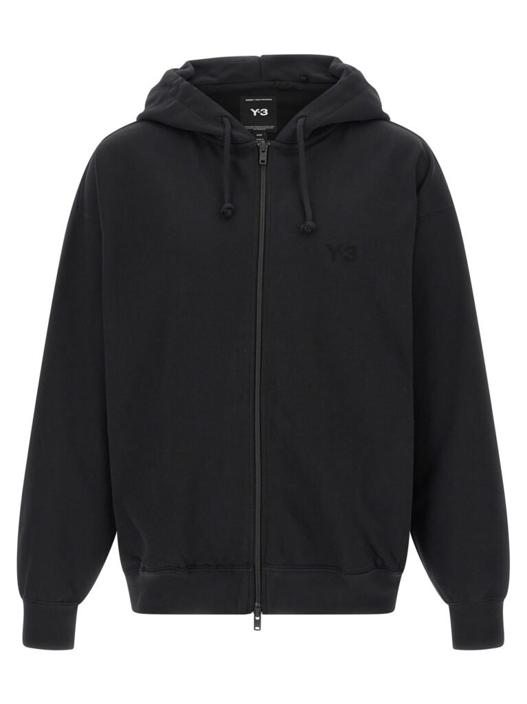 Y-3 Brushed Terry Zip' hoodie